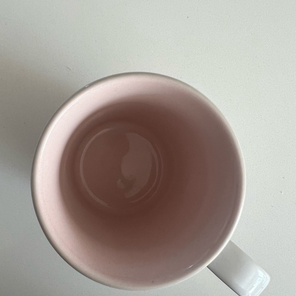 Mary Kay Vintage Coffee / Tea Mug - Pink & White Striped - Gold Script Ceramic - Picture 6 of 11